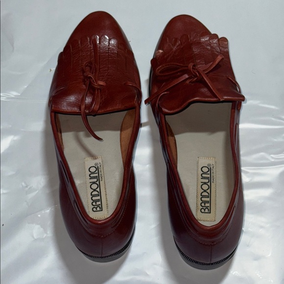 Bandolino Women's‎ brown leather Loafers with Bow Detail vintage Sz 7N - Picture 5 of 9